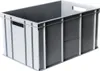 Stapelbox Eurobox 61 l 600x320x400 mm grau Produktbild-Vorschau 2