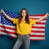 PHENO FLAGS Fahne Flagge USA 90X150cm Amerikanische Deko Produktbild-Vorschau 6
