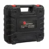 A black plastic case for a power tool, with a label showing brand and specifications. Produktbild-Vorschau
