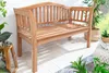 riess-ambiente Massive Gartenbank EMPIRE TEAK 130cm natur Produktbild-Vorschau 3