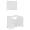 vidaXL Set di mobili da bagno a 3 pezzi in legno bianco Anteprima dell’immagine prodotto 17