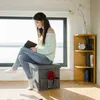 Relaxdays Sitzhocker, faltbar, HxBxT:38x38x38cm, stabil, Produktbild-Vorschau 2