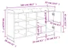 vidaXL Lavice na boty bílá 102x32x50 cm Materiál na bázi Náhled obrázku produktu 8