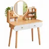 Comptoir cosmétique avec miroir Grand modèle scandinave Voir les images du produit 1