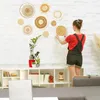 9 Stück Boho-Wandkorb-Set,Wandregal, Seegras, Rattan, Produktbild-Vorschau 8