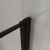 AICA Schwarz Badewannenaufsatz 70cmx140cm Faltwand 4mm Produktbild-Vorschau 6
