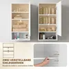 Mueble de baño HOMCOM para montaje en pared, con estantes y Vista previa de la imagen del producto 5