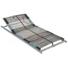 A slatted bed base with an adjustable headrest, shown from a diagonal angle against a white background. Produktbild-Vorschau