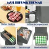 Kuchyňský vozík LZQ s kolečky, pojízdný servírovací vozík, Náhled obrázku produktu 6