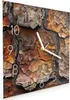Wanduhr aus Glas mit Motiv Baumrindenstruktur- 30 x 30 cm - Produktbild-Vorschau 2