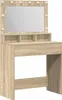 vidaXL Coiffeuse en chêne Sonoma 75,5 x 41 x 135 cm, Voir les images du produit 1