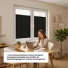 Estika Plissee Klemmfix ohne Bohren - 95 x 120 cm - Schwarz Produktbild-Vorschau 4