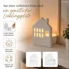 Lichthaus Teelichthalter Porzellan Lichthäuschen Wohnhaus Produktbild-Vorschau 6