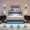 Boxspringbed 180x200 cm met USB-oplaadpoort, bed met Productafbeelding-voorbeeld 5