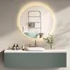 HOKOB miroir de salle de bain antibuée rond 80cm avec Voir les images du produit 1