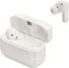 A white charging case with one earbud inside and another earbud next to it. Anteprima dell’immagine prodotto