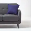 HOMESCAPES Tmavě modrý bavlněný povlak na polštář, 30 x 30 Náhled obrázku produktu 4