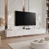 Idohome TV-Lowboard Angel 300 cm Weiß Hochglanz–TV-Schrank, Produktbild-Vorschau 2