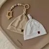 Muminky | Babymützen Set 2 Stück - Beige&Weiß - Baumwolle - Produktbild-Vorschau 1