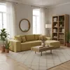Ecksofa - mit Schlaffunktion - Couch L Form - Gelb - Produktbild-Vorschau 3
