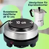 Kompakte elektrische Mini-Einzelkochplatte, Ø 10 cm, 500 Produktbild-Vorschau 4