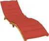 vidaXL Vankúš na ležadlo melange červený 200x60x4 cm látka Náhľad obrázku produktu 2