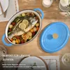 Casserole en fonte (7,1 litres), forme ovale, incluant des Voir les images du produit 5