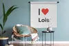 MuchoWow® Wandteppich Wandbehang Ich liebe - Lois - Mädchen Produktbild-Vorschau 4
