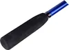 Close-up of a fishing rod handle with a black foam grip and a blue metallic shaft. Produktbild-Vorschau