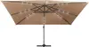 vidaXL Ampelschirm mit LED-Beleuchtung Alu-Mast 400x300 cm Produktbild-Vorschau 3