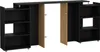 Tête de lit avec rangement pour lit 140x200 cm Noir mat Voir les images du produit 7