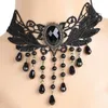 KA-27498 Halskette Schwarz – Eleganter Choker-Stil KP27498 Produktbild-Vorschau 2