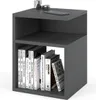 MRBLS_HOME Table de nuit GRIS - Table de nuit - Meuble Voir les images du produit 1