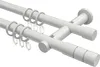 Interdeco Gardinenstange / Vorhangstange Weiß, Typ Platon Produktbild-Vorschau 1