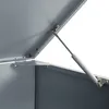 vidaXL Mülltonnenbox für 3 Tonnen Grau 207x79x117 cm Stahl Produktbild-Vorschau 11