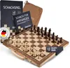 Falkenwerk Gioco magnetico di scacchi e dama - Legno [38x38 Anteprima dell’immagine prodotto 1