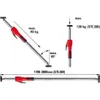 BESSEY STE300, Pro sádrokarton, Černá, Červená, Stříbrná Náhled obrázku produktu 7