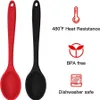 2er-Pack Silikon-Antihaft-Rührlöffel, BPA-frei und Produktbild-Vorschau 2
