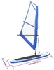 vidaXL Aufblasbares SUP-Board mit Segel Set Blau und Weiß Produktbild-Vorschau 7