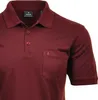 RAGMAN Herren Poloshirt Kurzarm Polokragen Baumwollmix Rot Produktbild-Vorschau 3