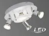 Plafoniere LED faretti 4xGU10 3000K Ø25cm 12W metallo Anteprima dell’immagine prodotto 13