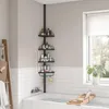Scaffale angolare regolabile per il bagno, carrello Anteprima dell’immagine prodotto 5