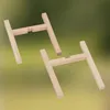 KOTARBAU® Blumenständer Holz natural Kreuz 23 x 23 x 30 cm Produktbild-Vorschau 6