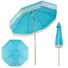 COSTWAY Parasol ogrodowy Boho, φ170 cm Parasol ogrodowy z Podgląd zdjęcia produktu 1