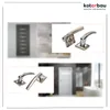 Collage of door handles and a bathroom scene. Anteprima dell’immagine prodotto