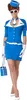 A woman wearing a stewardess costume. Podgląd zdjęcia produktu