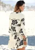 LASCANA Blusenkleid creme-schwarz Größe 40/42 Produktbild-Vorschau 4