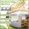 FIVMEN Zahradní altán 3x3 m se 4 bočními stěnami, vodotěsný Náhled obrázku produktu 4