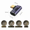 K25 USB-C 4.0 Verlängerungsadapter Stecker auf Buchse 90° Produktbild-Vorschau 4