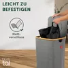 Pojemnik na butelki zwrotne Blumtal 100 l – bambusowy Podgląd zdjęcia produktu 5